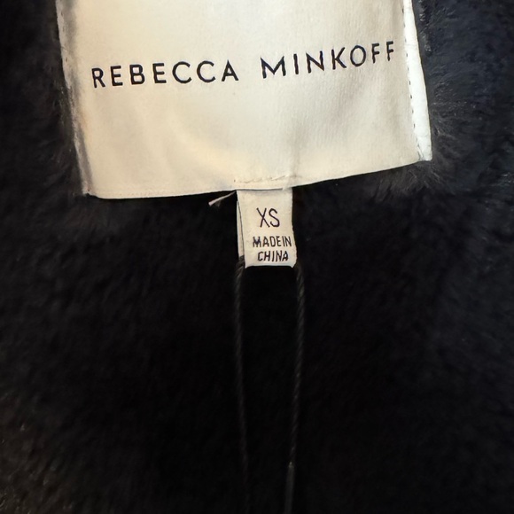 REBECCA MINKOFF VEGAN LEATHER CROP JACKET - Picture 10 of 10
